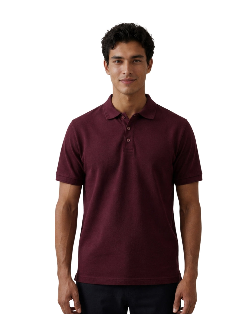 Maroon Polo T-Shirt