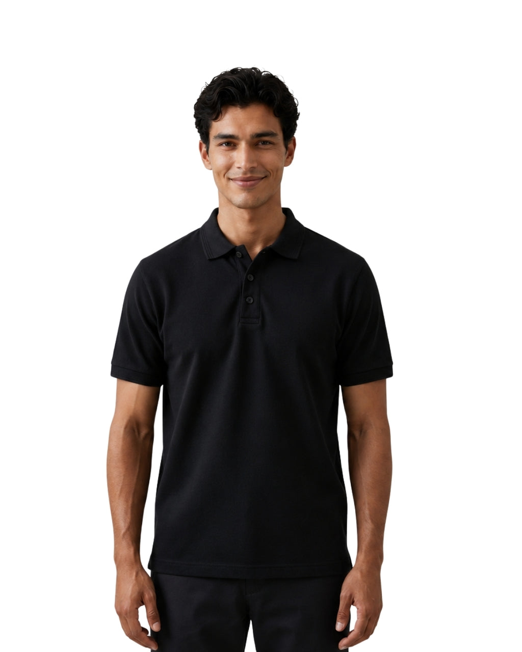 Black Polo T-Shirt