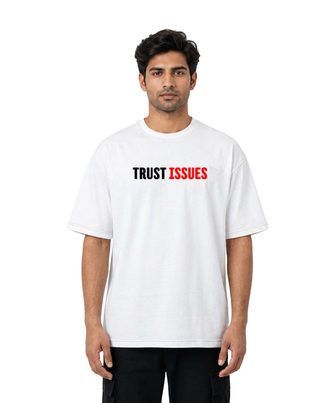 TRUST ISSUES Oversized T-Shirt