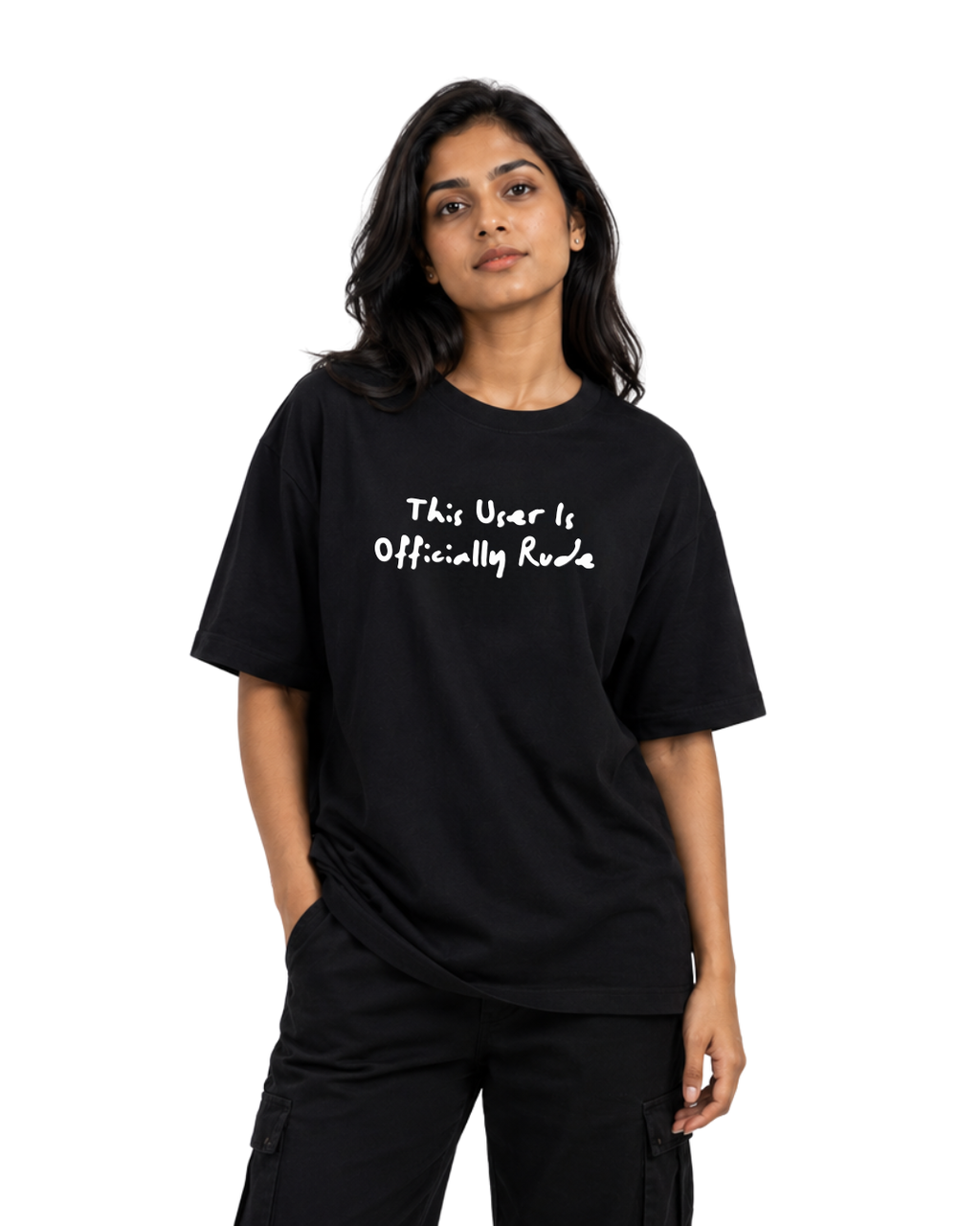 Officially Rude Oversized T-Shirt