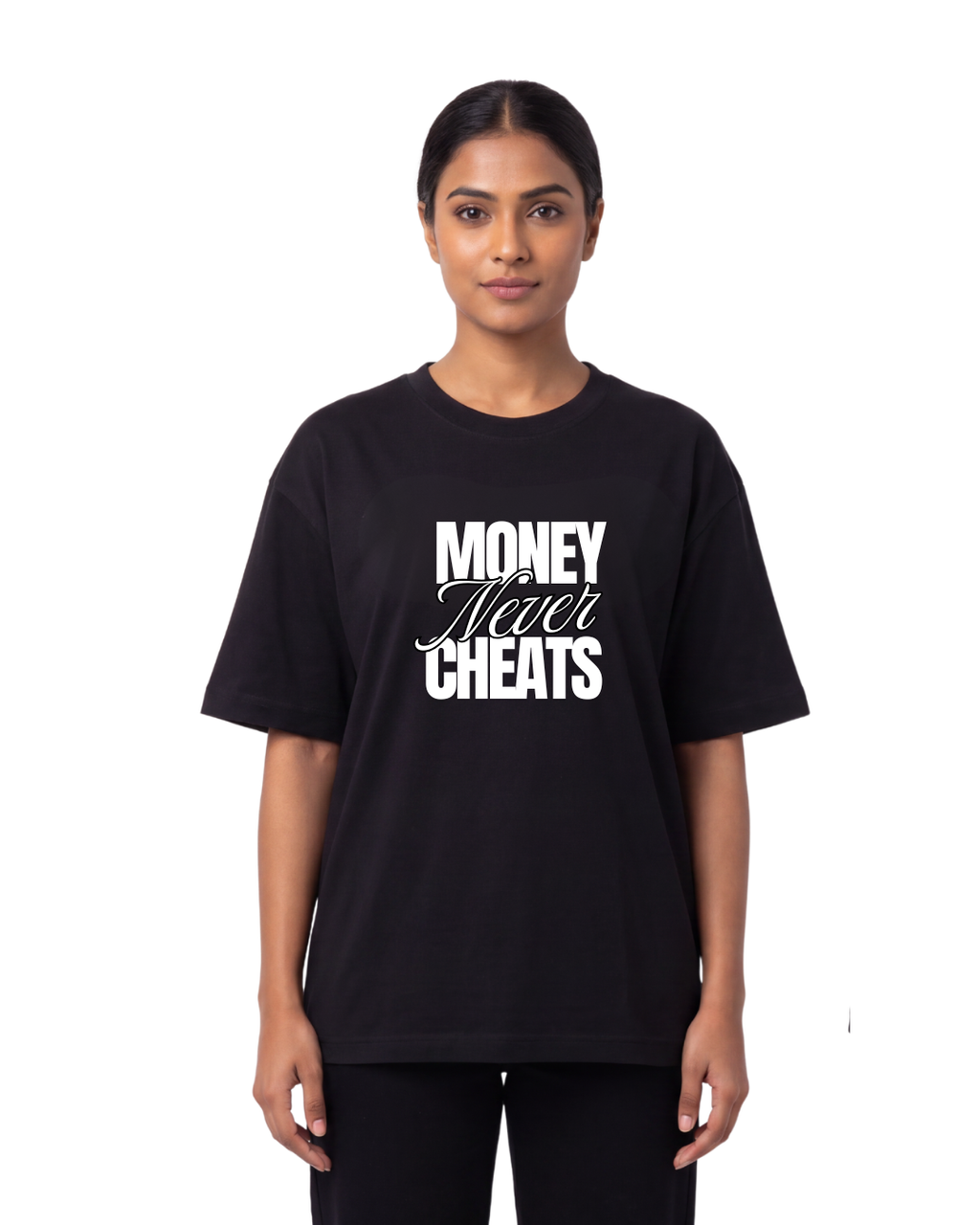 Money Never Cheats Oversized T-Shirt
