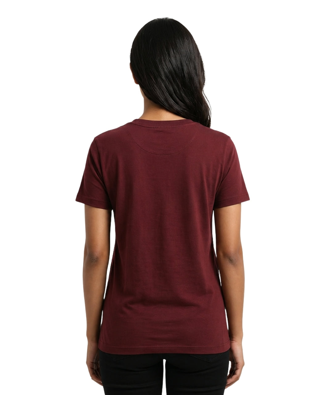 Maroon Regular Fit T-shirt