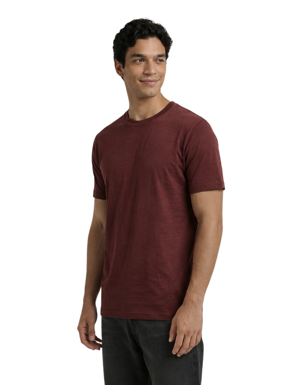 Maroon Regular Fit T-shirt