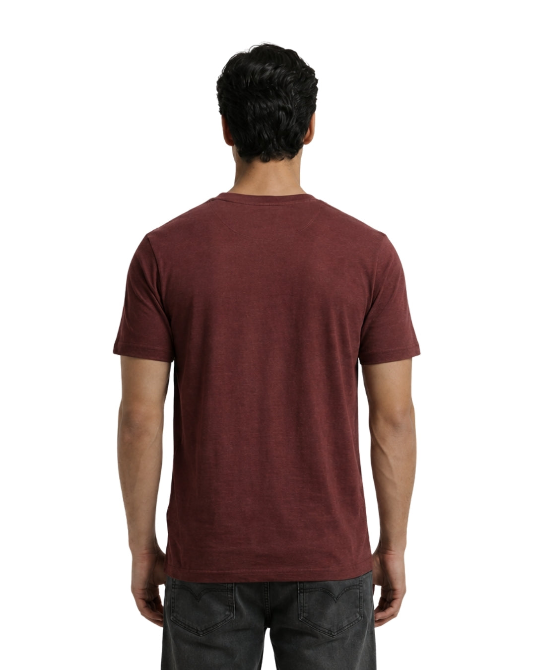 Maroon Regular Fit T-shirt